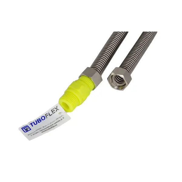 Подводка газовая сильфонная диэлектрическая Tuboflex 1/2" ВР 60 см нержавеющая сталь