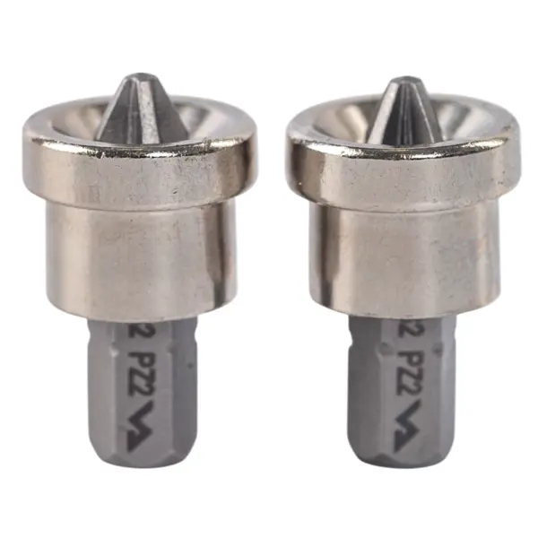 Бита с ограничителем магнитная Vira 554504 PZ2x25 мм, 2 шт.