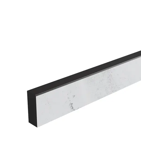 Плинтус для столешницы Марола 300x4x1,6 см 1 шт 60X4X1,6 см 2 шт цвет серо-белый
