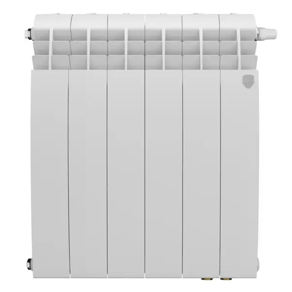 Радиатор секционный Royal Thermo Biliner 500/87 6 секций нижнее подключение биметалл белый