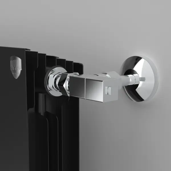 Комплект регулирующих вентилей для радиатора угловой Royal Thermo Cube 1/2" латунь