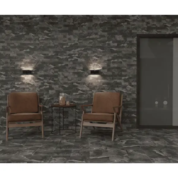 Плитка клинкерная Керамин Касл Рок 5 24,5x6,5 см 0,54 м² цвет графит