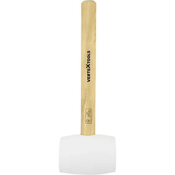 Киянка резиновая белая Vertextools 10-52-450 450 г