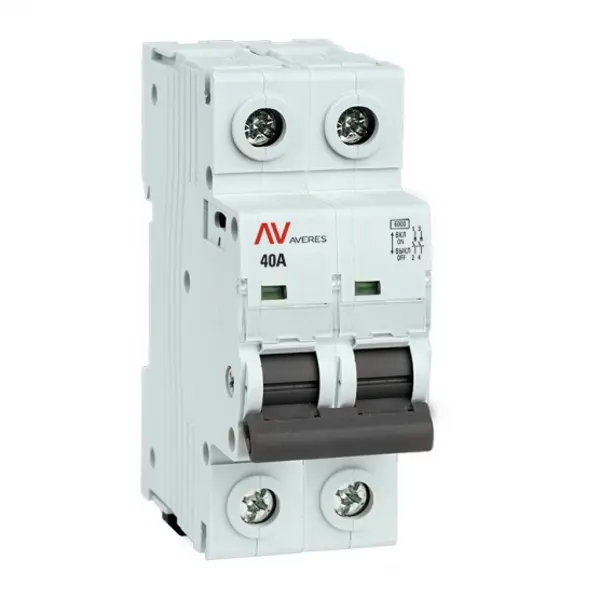 Выключатель нагрузки EKF Averes AV 2P N 40 А C40 6 кА