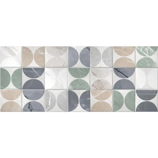 Настенная плитка Gracia Ceramica Time 02 25x60 см 1.2 м² цвет разноцветный