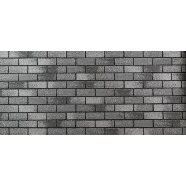 Фасадная плитка ТехноНиколь Hauberk цвет готический кирпич 2 м²