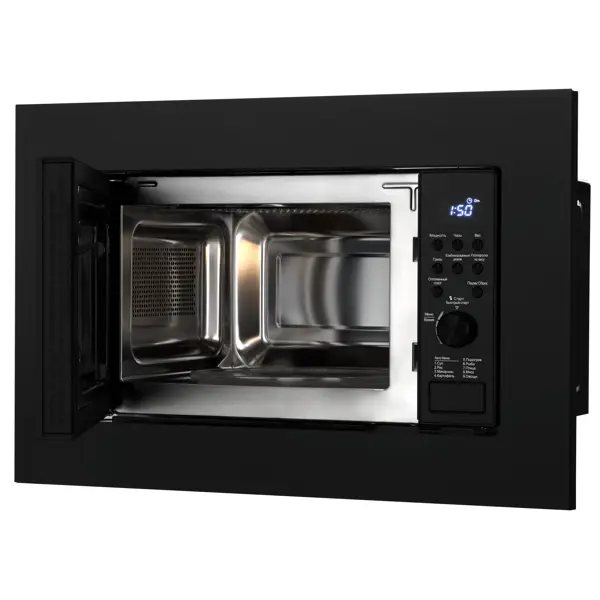 Микроволновая печь Weissgauff HMT-620 Grill встраиваемая 20 л 59.5x32.8x39 см электронное управление цвет черный