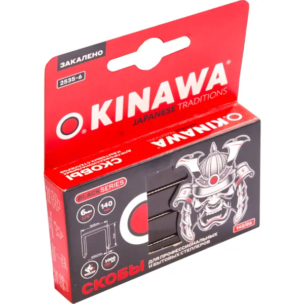 Скобы Okinawa тип 140 6 мм, 1000 шт.