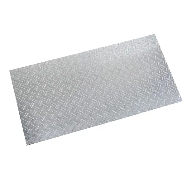Лист рифленый квинтет АМг2 2x600x1200 мм, алюминий