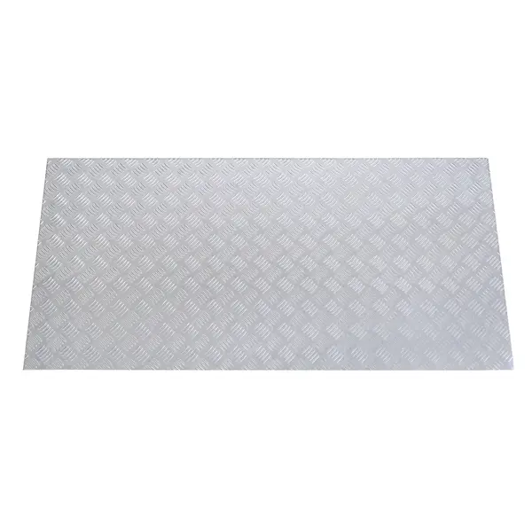 Лист рифленый квинтет АМг2 2x600x1200 мм, алюминий