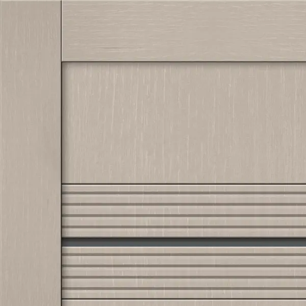 Дверь межкомнатная со стеклом Онда Г 60x200 см Hardflex цвет ясень с замком и петлями