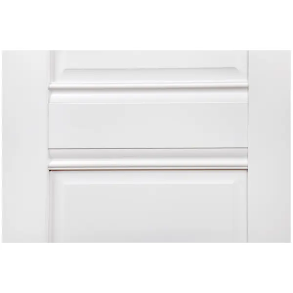 Дверь межкомнатная глухая Классико-42 80x200 см Hardflex белый с замком и петлями