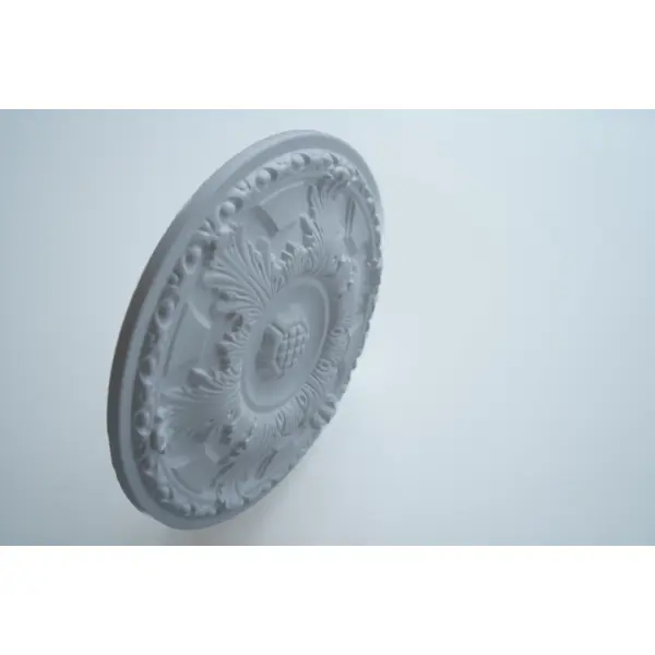 Декоративная потолочная розетка полистирол белая Decoflair D303-430 43 см