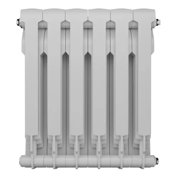 Радиатор секционный Royal Thermo BiLiner B 500/87 6 секций боковое подключение биметалл белый