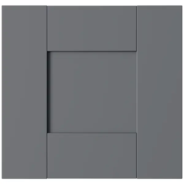 Дверь глухая для шкафа Лион Реймс 39.6x38x1.6 см ДСП цвет серый