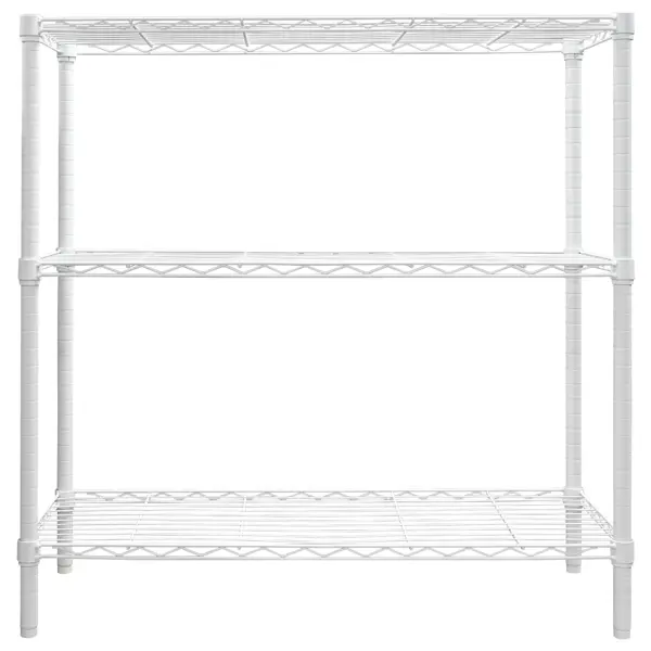 Стеллаж сетчатый Konsensa 60x35x90 см цвет белый