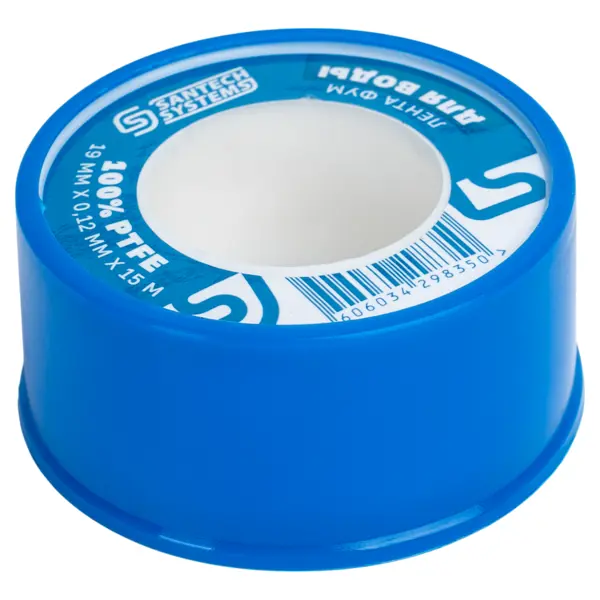 Лента-фум для воды 19x0.12 мм 15 м PTFE