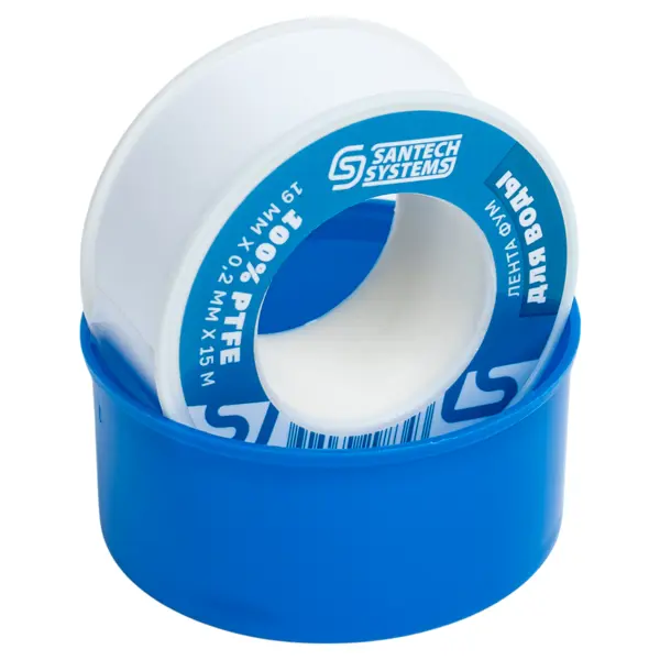 Лента-фум для воды 19x0.2 мм 15 м PTFE