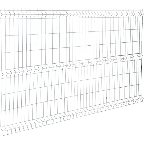 3D панель для забора Grand Line Light 2.5x1.53 м оцинкованный 3 ребра