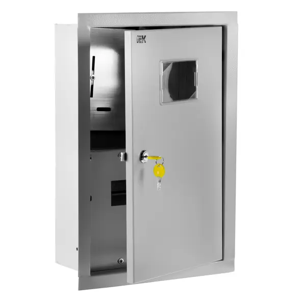 Щит распределительный встраиваемый IEK Home ЩУРН-1/9зо-1 36 9 модулей IP31 металл