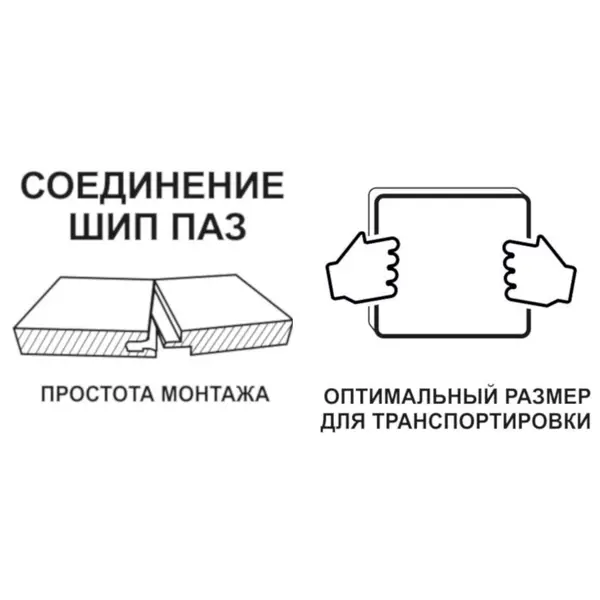 Плита ДСП 11 мм влагостойкая 594x1815 мм. 1.078 м²