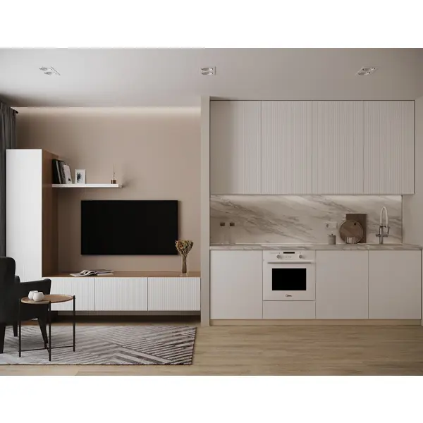 Кромка с клеем для столешницы Delinia серия Браун Стоун 243x4.4 см