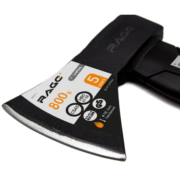 Топор Rage фиберглассовая ручка 340 мм 800 г