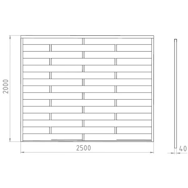 Еврожалюзи Утёс 2.5x2 м RAL 7024 серый
