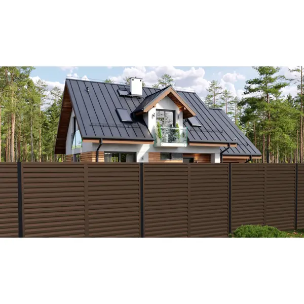Еврожалюзи Вершина 2.5x2 м RAL 8017 коричневый