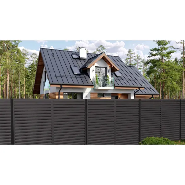Еврожалюзи Вершина 2.5x2 м RAL 7024 графит