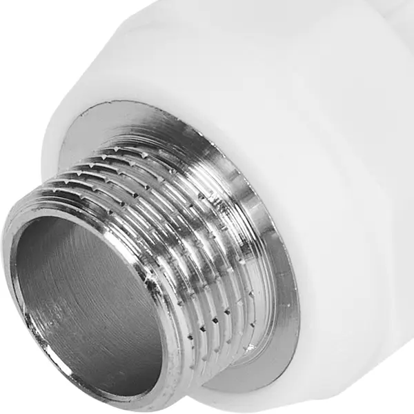 Муфта комбинированная Valtec 3/4"x25 мм НР ВП полипропилен VTP.701.0.02505