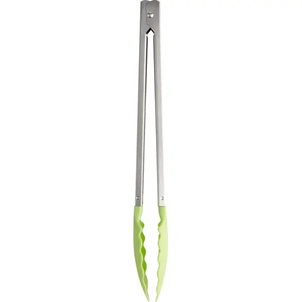 Щипцы кухонные Tongs-02 нейлон/нержавеющая сталь цвет зеленый/серый