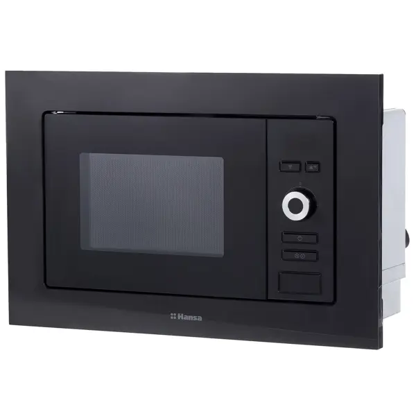 Микроволновая печь Hansa AMM20BESH встраиваемая 20 л 59.5x34.3x38.8 см механическое управление цвет чёрный