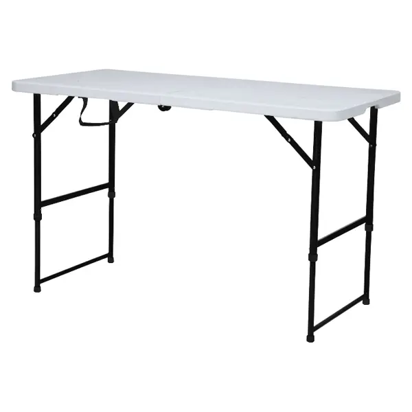 Садовый стол раздвижной складной Zalger Garden Rasti 120x60x73 см пластик белый