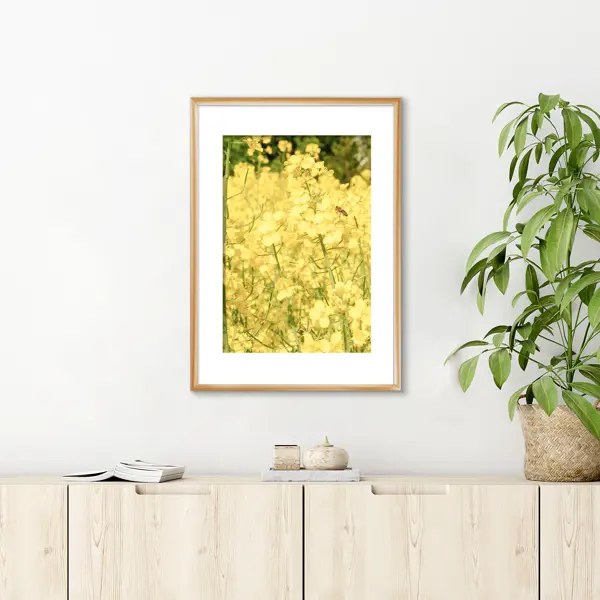 Рамка Kreaforta Lila 21x29.7 см пластик цвет золото