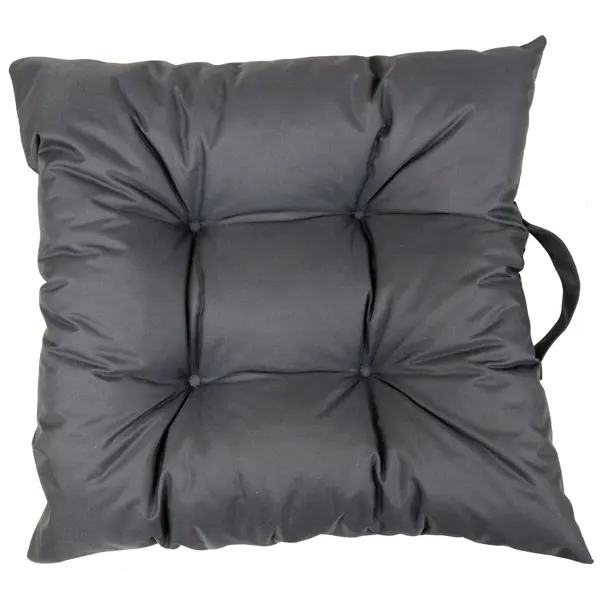 Подушка для стула Linen Way Пикник-2 50x50 см цвет стальной