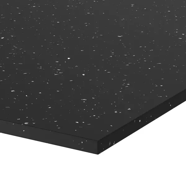Стеновая панель Найт 240x0.8x60 см искусственный камень цвет чёрный
