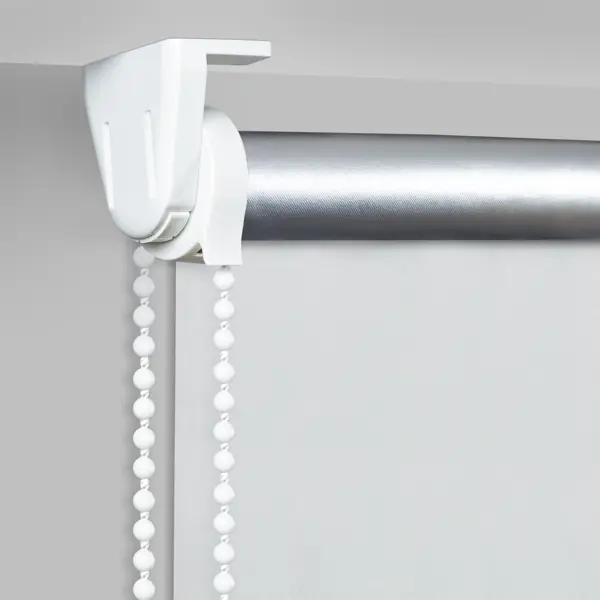 Штора рулонная блэкаут Silver 70x175 см бежевая