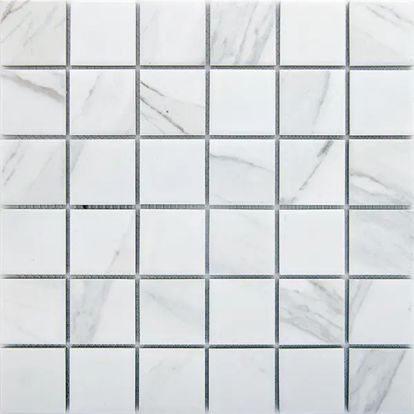 Мозаика мраморная Kreaforta белый 306x306x6 мм