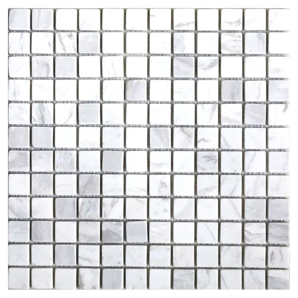 Мозаика мраморная Kreaforta белый 300x300x8 мм