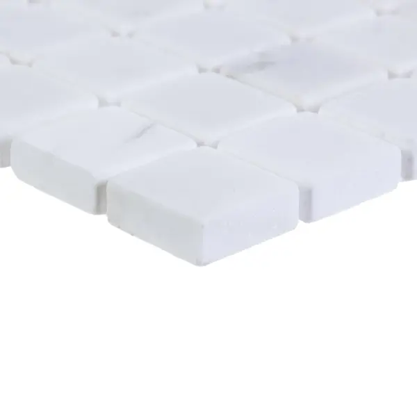 Мозаика мраморная Kreaforta белый 300x300x8 мм