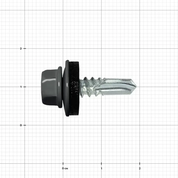 Саморезы по металлу Dilwis оцинкованные с буром 5.5x19 мм на вес RAL 7024