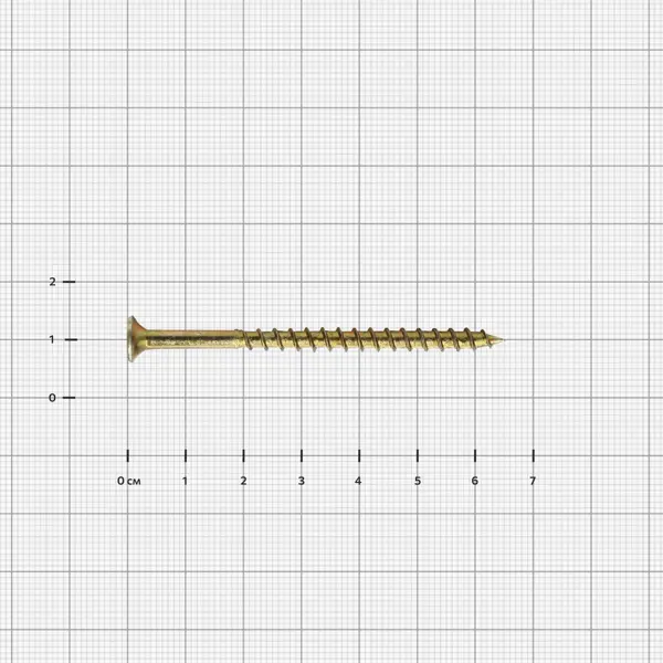 Саморезы по дереву Dilwis оцинкованные 4.2x65 мм 3 кг