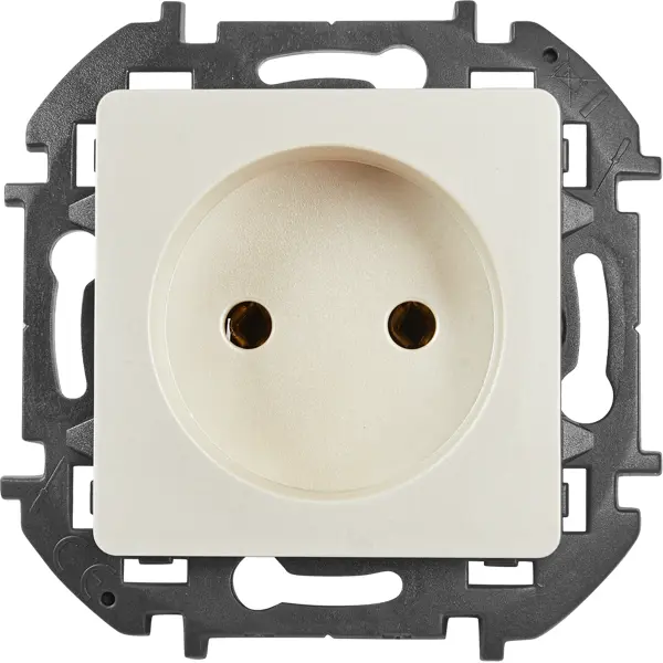 Розетка без заземления - Lexman Lilian - без шторок 16А 250В винтовые зажимы - жемчуг