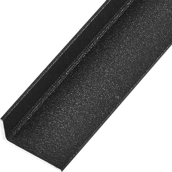 Профиль L-образный алюминий 20x10x1.2x2700 мм черный