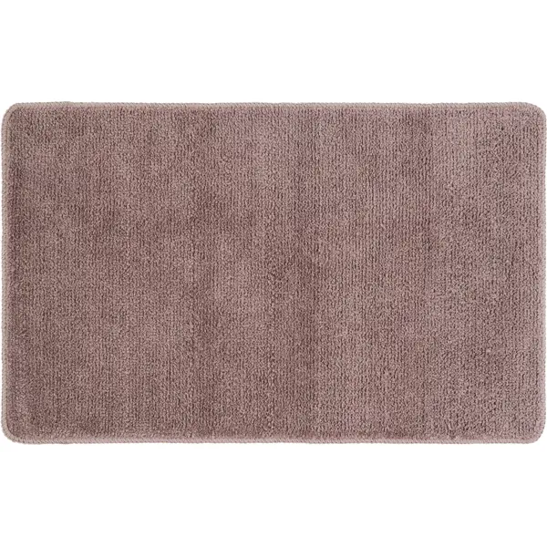 Коврик для ванной Swensa Presto 50x80 см цвет каштановый