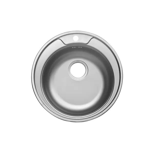 Мойка для кухни врезная Ukinox Frant 50x50 см глубина чаши 16 см нержавеющая сталь цвет серый