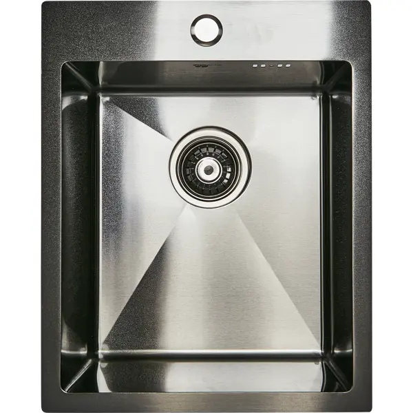 Мойка для кухни врезная M1SI Delinia 40x50 см глубина чаши 19.1 см нержавеющая сталь цвет серебро