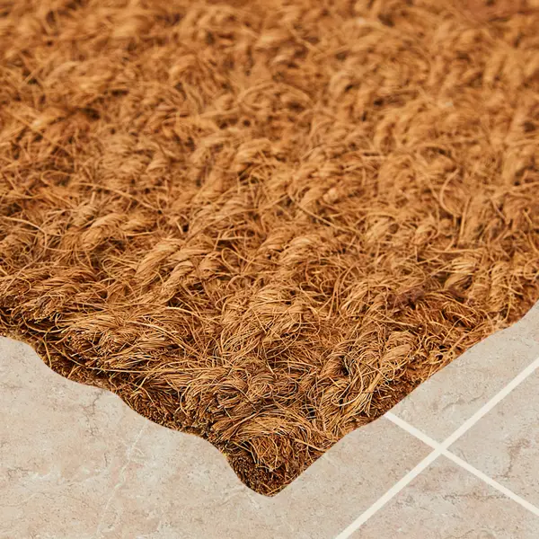 Коврик декоративный кокос Sindal Mat 50x80 см цвет бежевый
