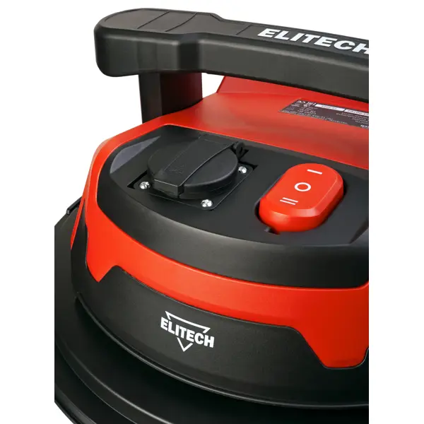 Пылесос строительный Elitech ПС 12-35А, 1200 Вт, 35 л